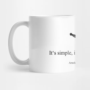 It's simple, if it jiggles, it's fat! Mug